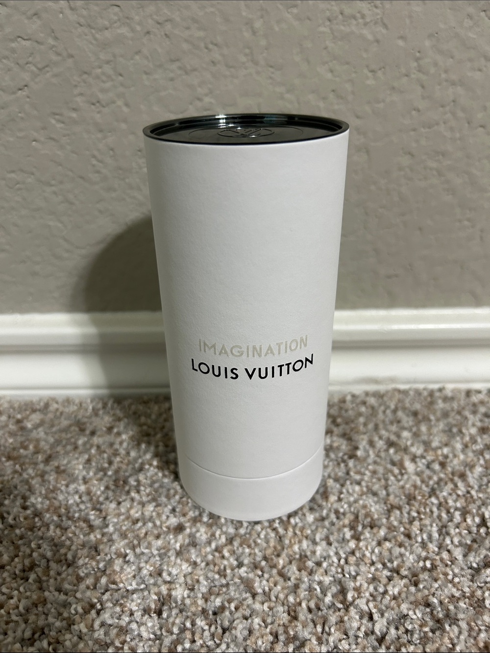 Louis Vuitton White 'Imagination' Cylindrical Box only